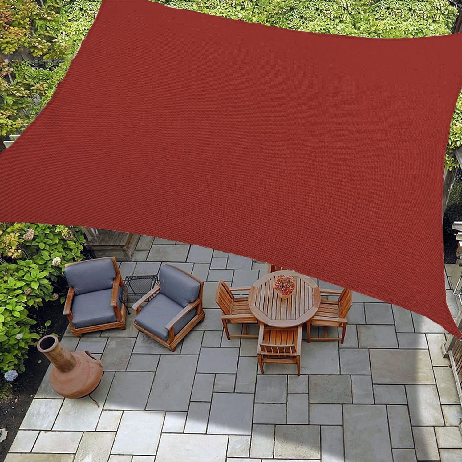 Rectangular Waterproof Shade Sail for Patio Garden and Pool | Sansoti