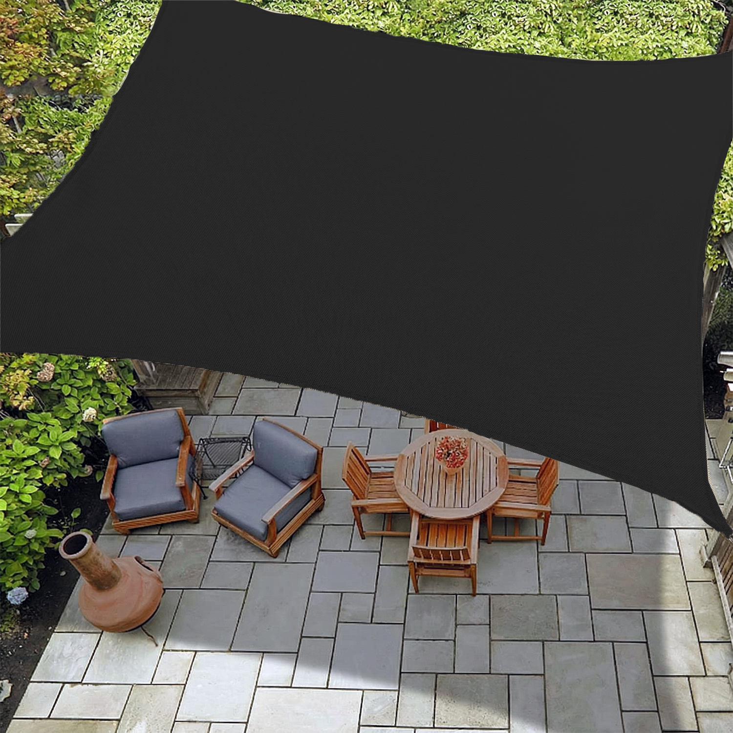 Rectangular Waterproof Shade Sail for Patio Garden and Pool | Sansoti