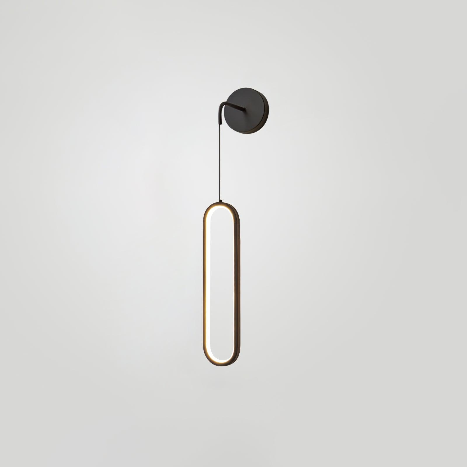 Hängende Wandleuchte LED Messing Acryl 68cm Dimmbar Wohnzimmer Schlafzimmer Flur Modern