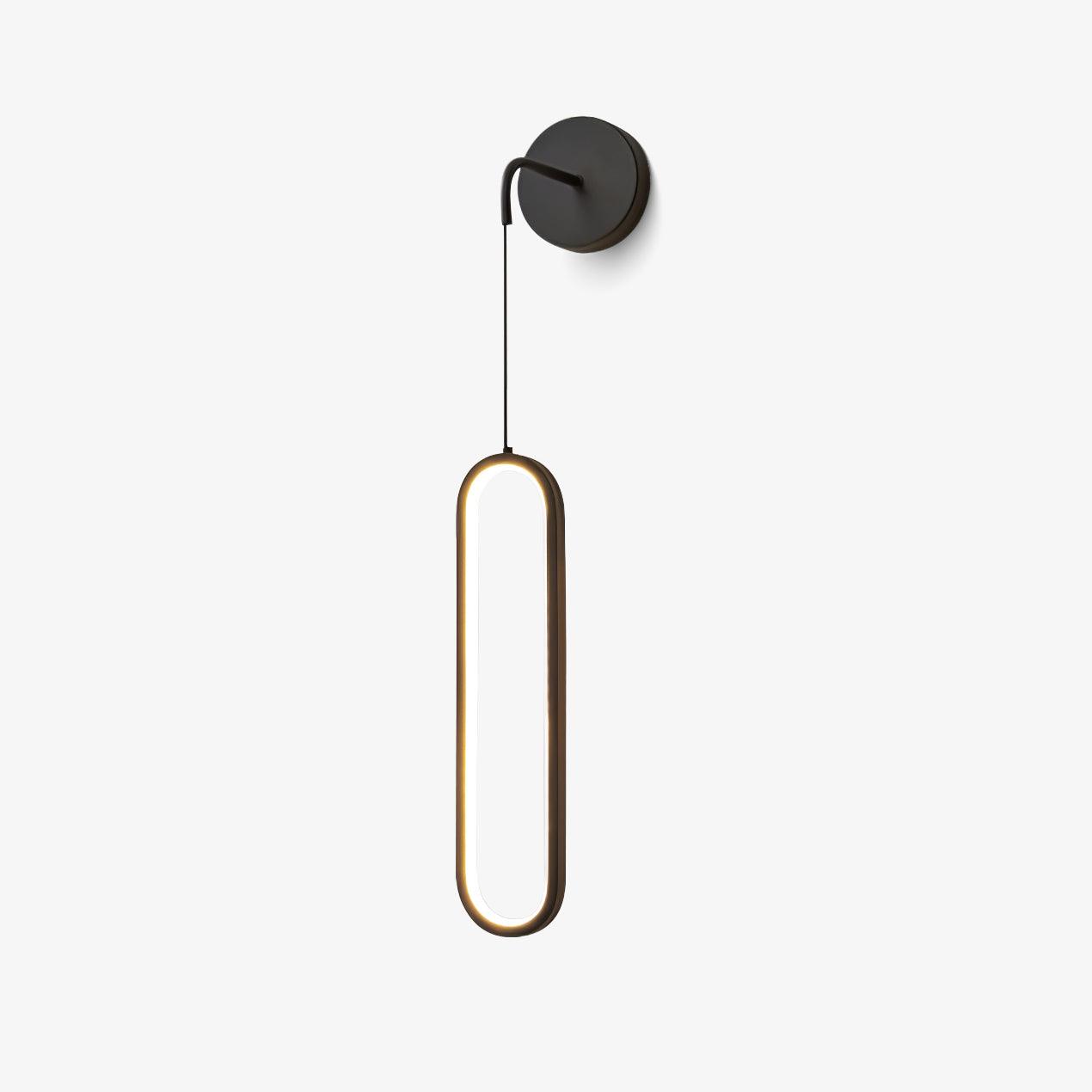 Hängende Wandleuchte LED Messing Acryl 68cm Dimmbar Wohnzimmer Schlafzimmer Flur Modern