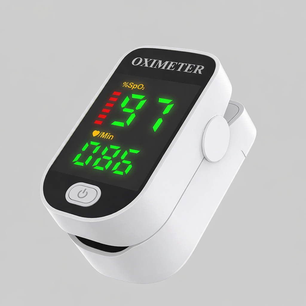 Digitale Vingersaturatiemeter met LED-Display voor Thuis en Onderweg | Sansoti