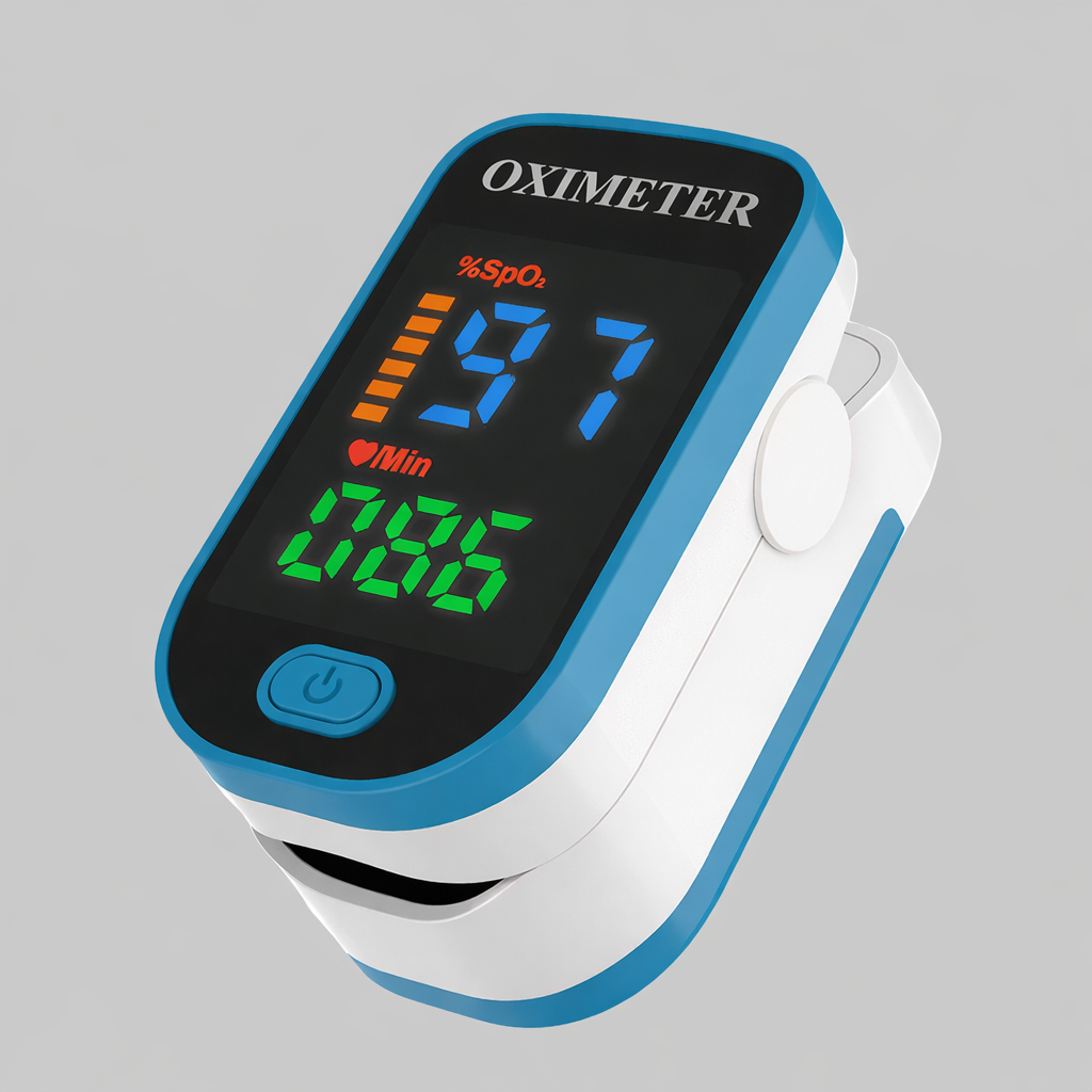 Digitale Vingersaturatiemeter met LED-Display voor Thuis en Onderweg | Sansoti