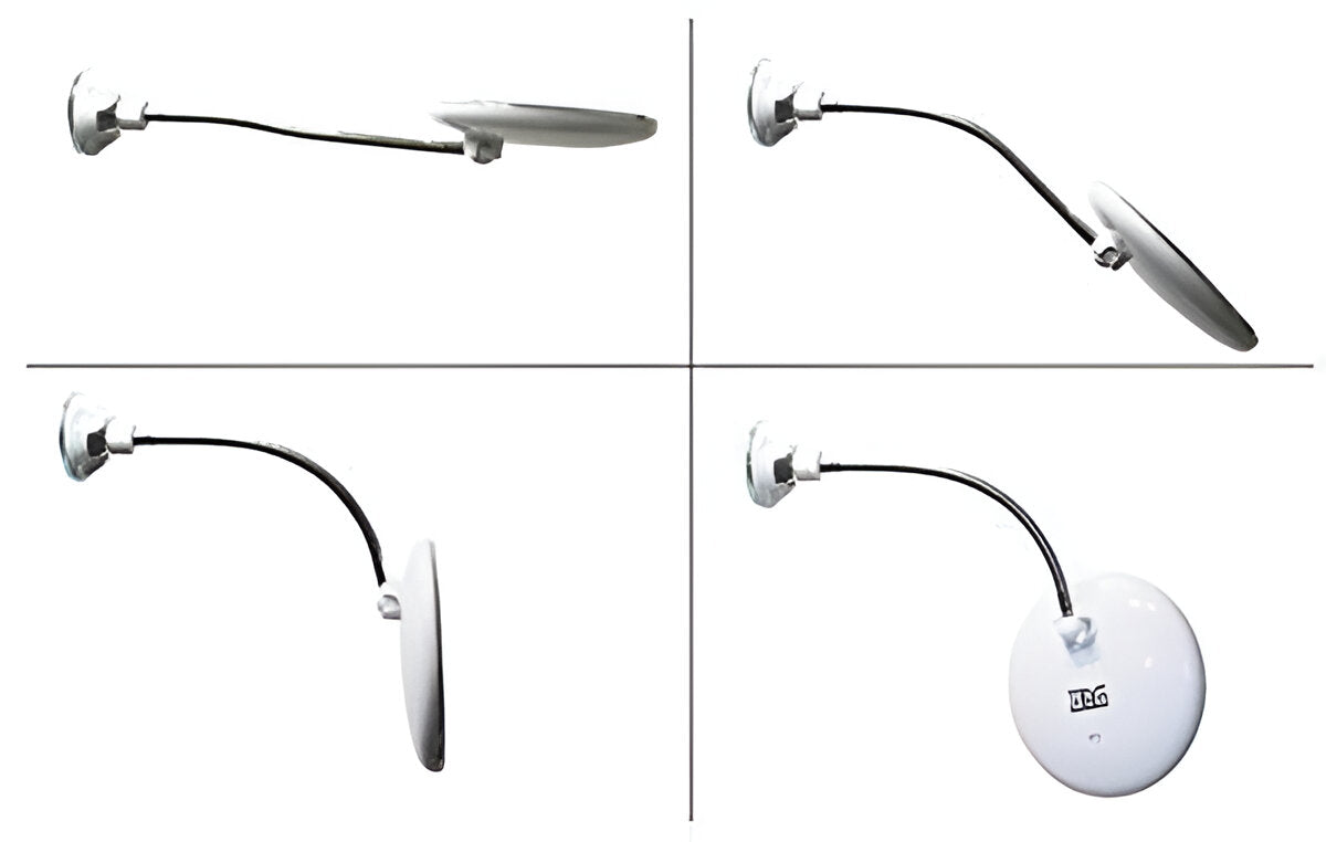 Vergrotende Make-up Spiegel 10x met LED Verlichting Zuignap Draaibaar Verstelbaar voor Badkamer Schminkspiegel | Sansoti