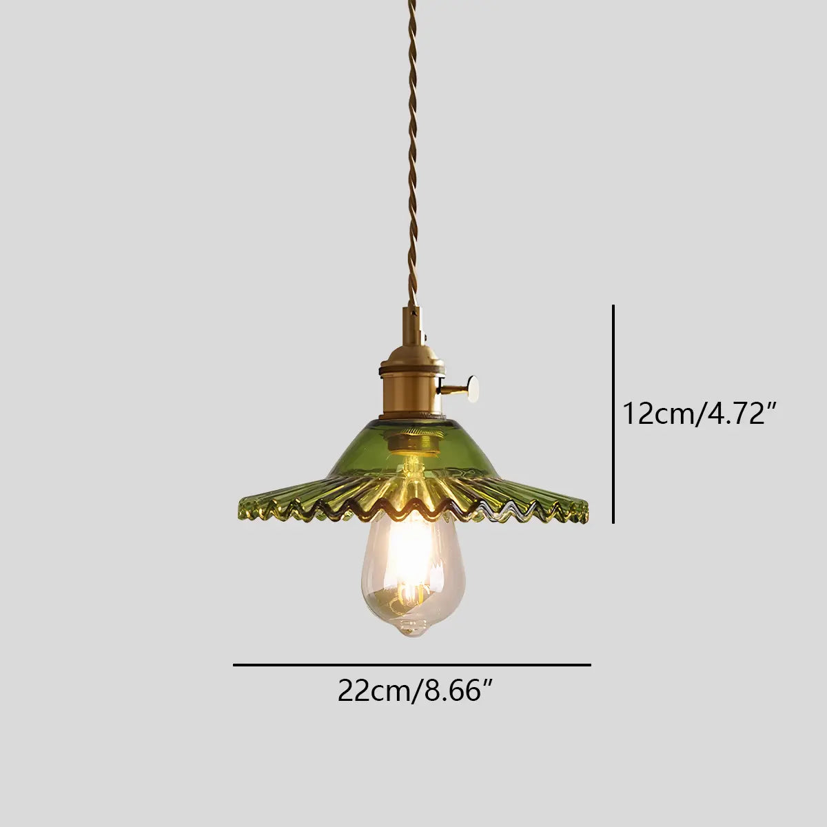 Suspension Verre Bronze Câble réglable Salon Table à manger Suspension en verre transparent Éclairage d'ambiance Vintage | Restfield
