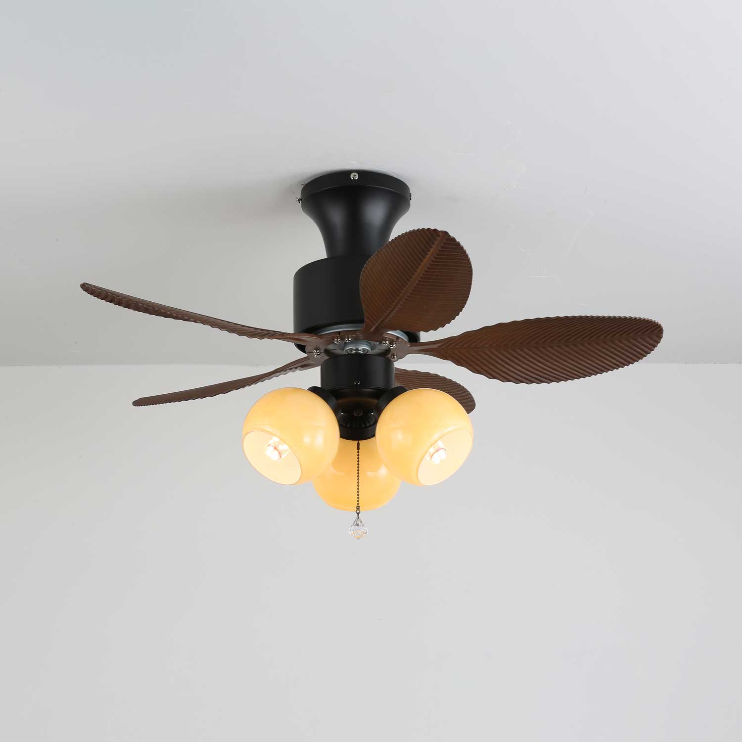 Plafondventilator Althea Vintage met Verlichting en Afstandsbediening 80 cm | Sansoti