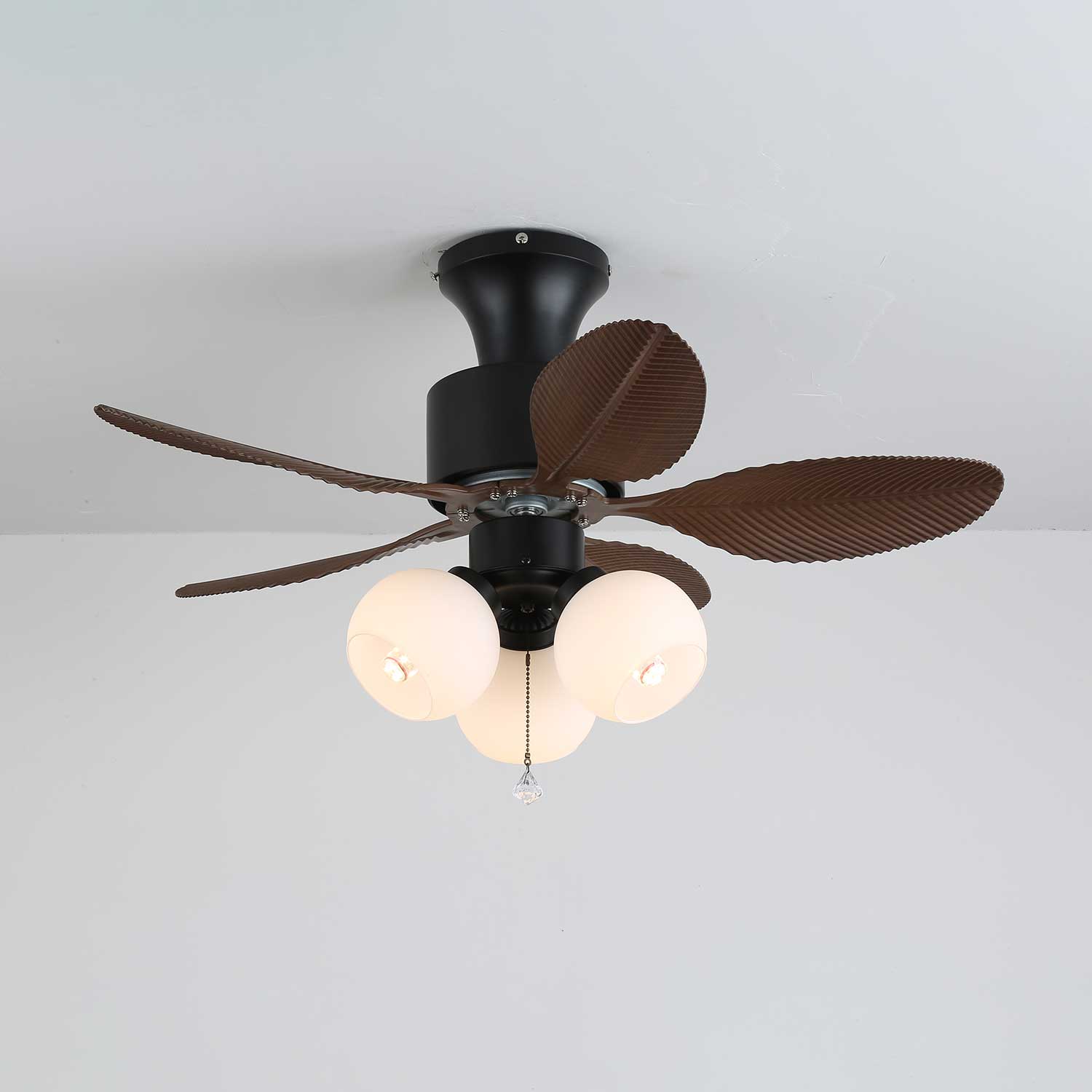 Plafondventilator Althea Vintage met Verlichting en Afstandsbediening 80 cm | Sansoti