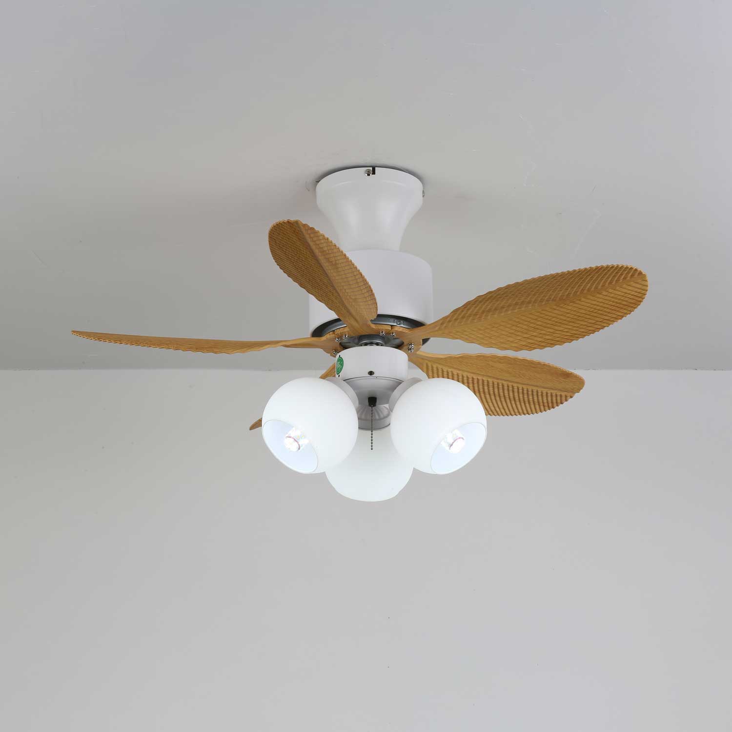 Plafondventilator Althea Vintage met Verlichting en Afstandsbediening 80 cm | Sansoti