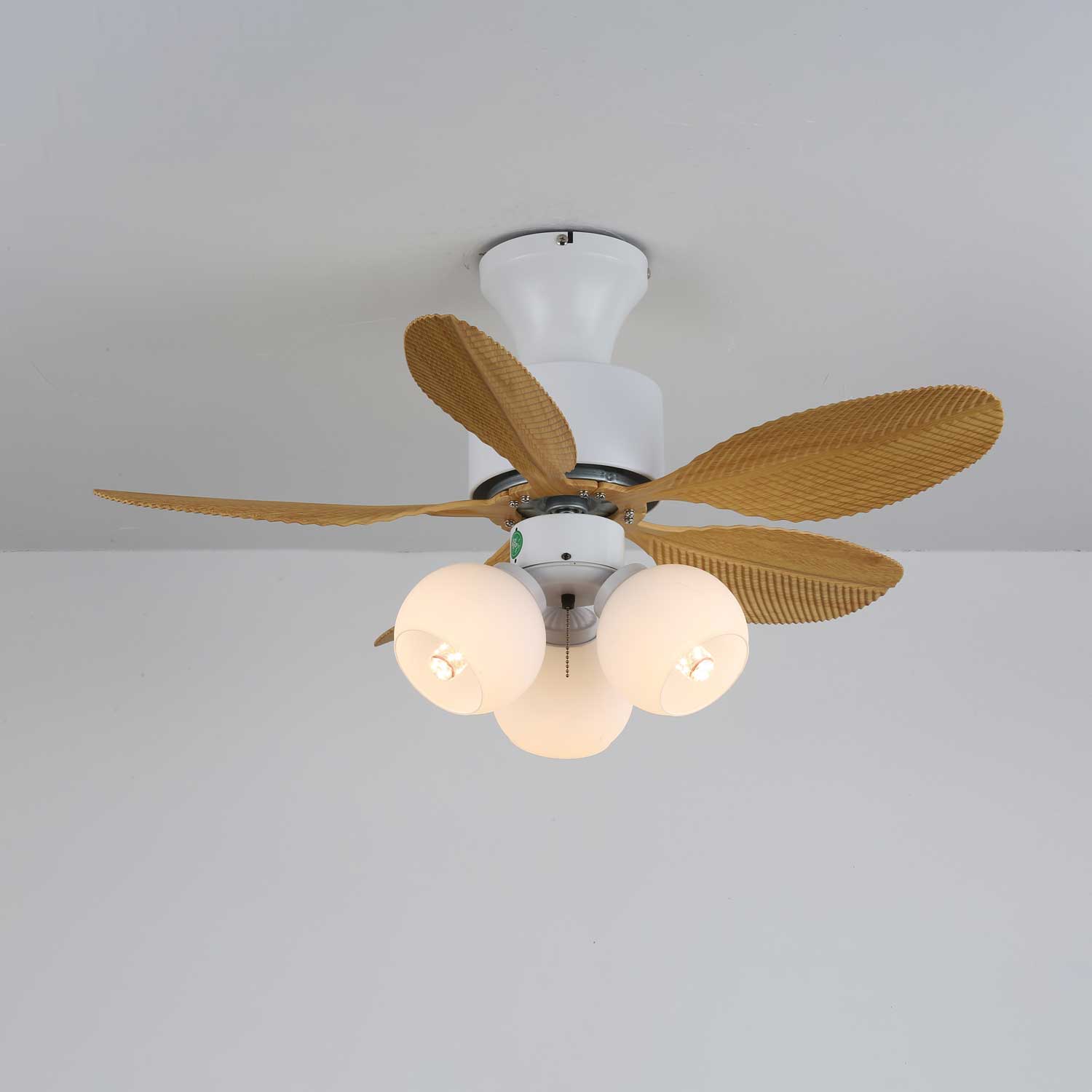 Plafondventilator Althea Vintage met Verlichting en Afstandsbediening 80 cm | Sansoti