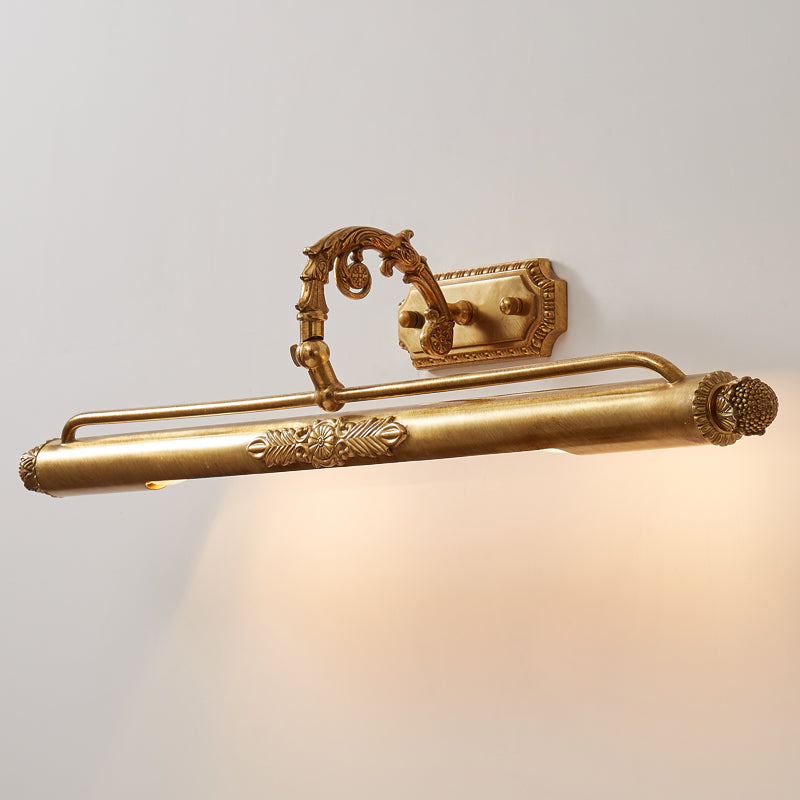 Messing Schilderij Wandlamp met Geïntegreerde Verlichting – Luxe Galerijverlichting in Antiek Messing | Sansoti
