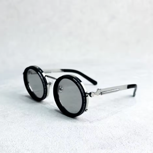 Zonnebril met Donkere Glazen UV400 Bescherming Zwart Retro Goud Zilver Fashion | Sansoti