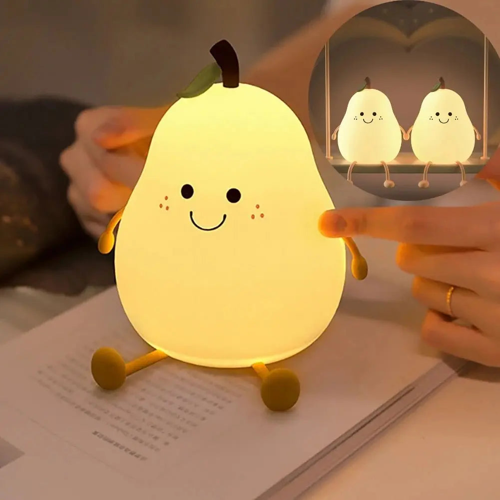 Peer Ster Nachtlampje Siliconen Kinderlamp Touch LED USB Oplaadbaar Kalmerende Slaaphulp Cadeau | Sansoti