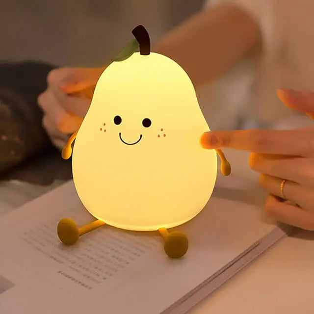 Peer Ster Nachtlampje Siliconen Kinderlamp Touch LED USB Oplaadbaar Kalmerende Slaaphulp Cadeau | Sansoti