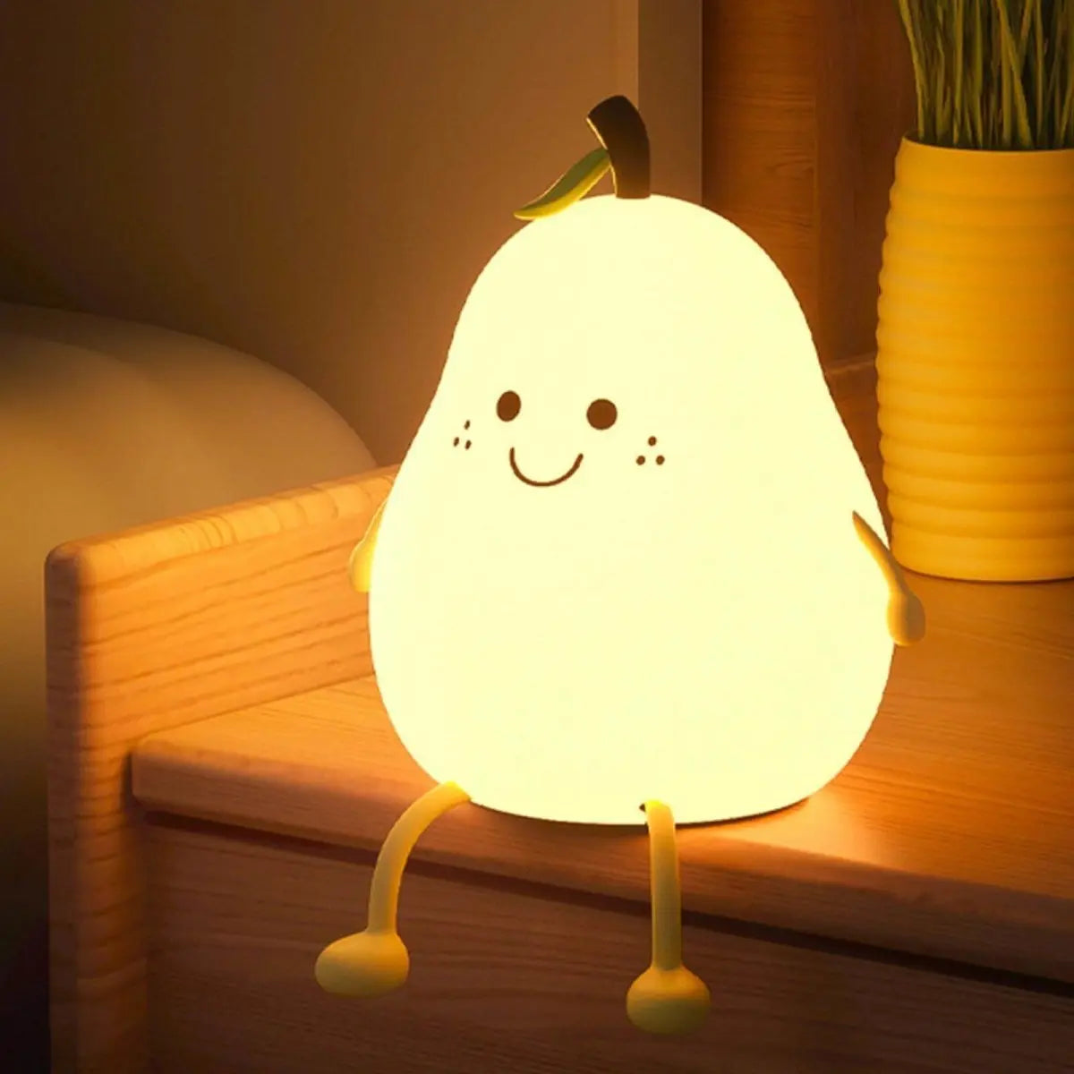 Peer Ster Nachtlampje Siliconen Kinderlamp Touch LED USB Oplaadbaar Kalmerende Slaaphulp Cadeau | Sansoti