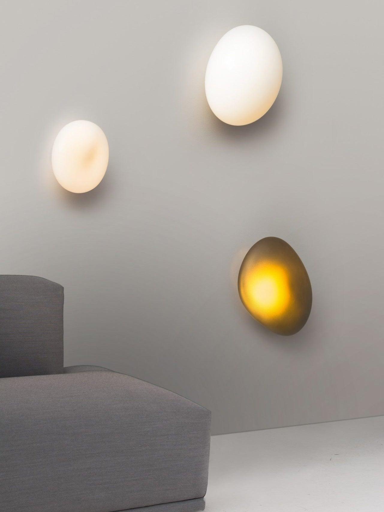 Glazen Wandlamp met Handgeblazen Bubble-Glas – Sculptuur Verlichting Scandinavisch Design – Verkrijgbaar in 4 Unieke Modellen & 4 Kleuren | Sansoti