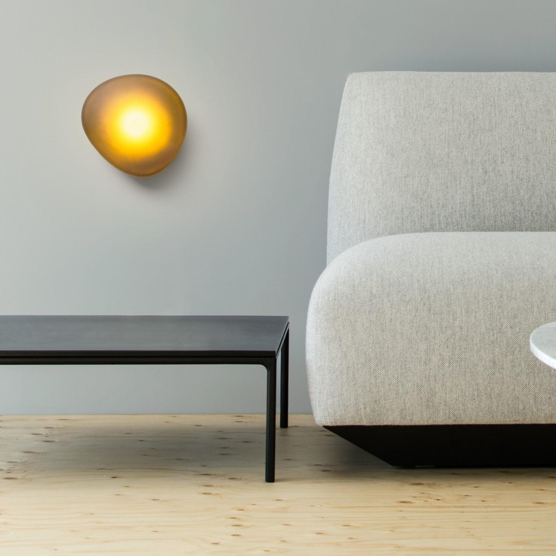 Glazen Wandlamp met Handgeblazen Bubble-Glas – Sculptuur Verlichting Scandinavisch Design – Verkrijgbaar in 4 Unieke Modellen & 4 Kleuren | Sansoti
