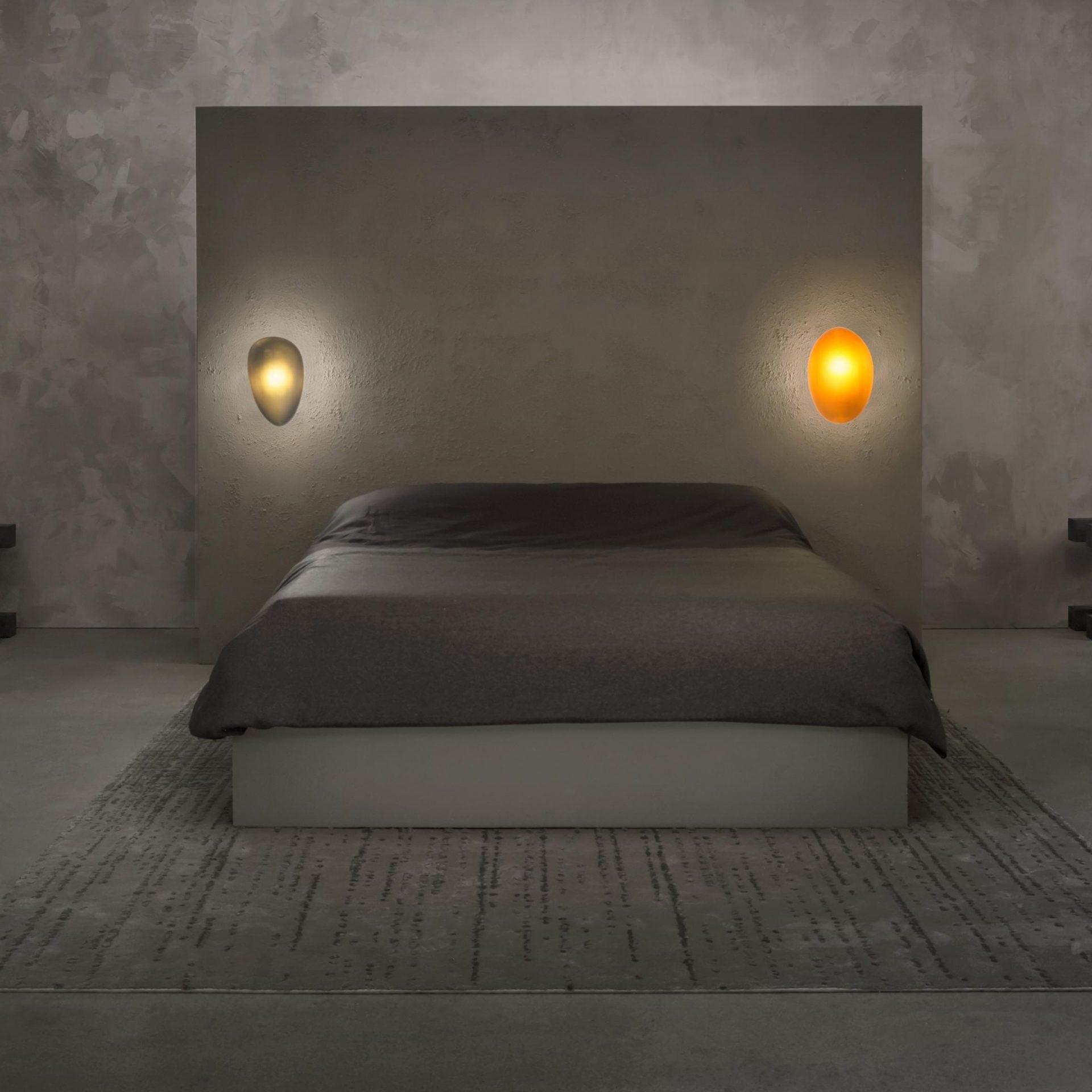 Glazen Wandlamp met Handgeblazen Bubble-Glas – Sculptuur Verlichting Scandinavisch Design – Verkrijgbaar in 4 Unieke Modellen & 4 Kleuren | Sansoti