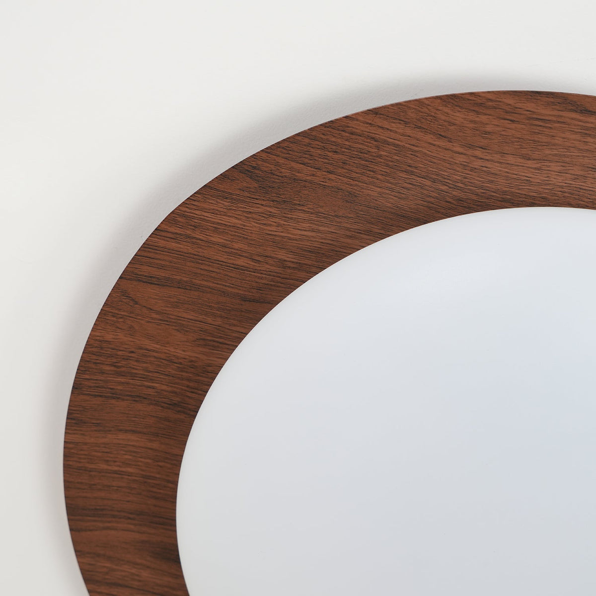 Plafonnier au design organique en forme de galet, finition bois, LED en acrylique, lumière chaude, éclairage pour salon et salle à manger | Sansoti