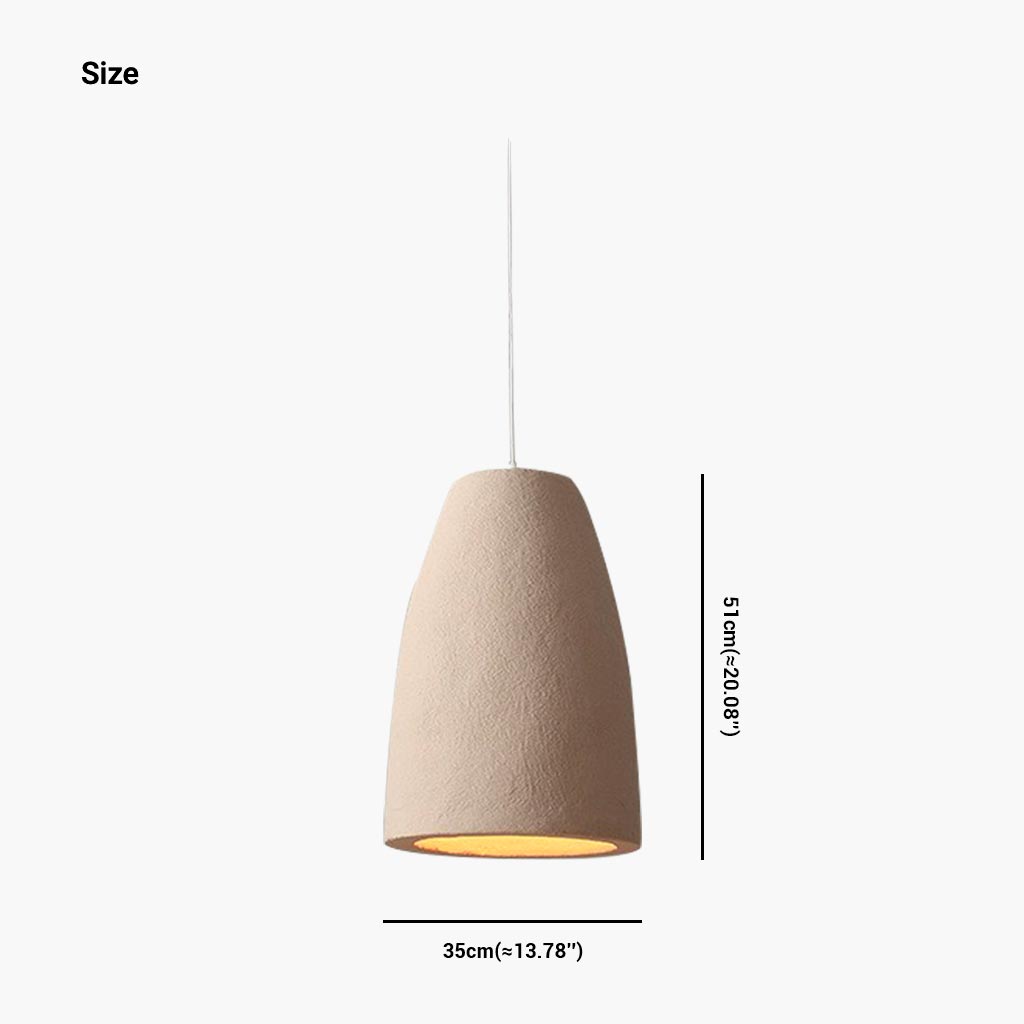 Hängelampe aus beigem Polystyrol in organischer Form, LED, einstellbares Licht, skandinavisch, minimalistisch, Esszimmer | Sansoti