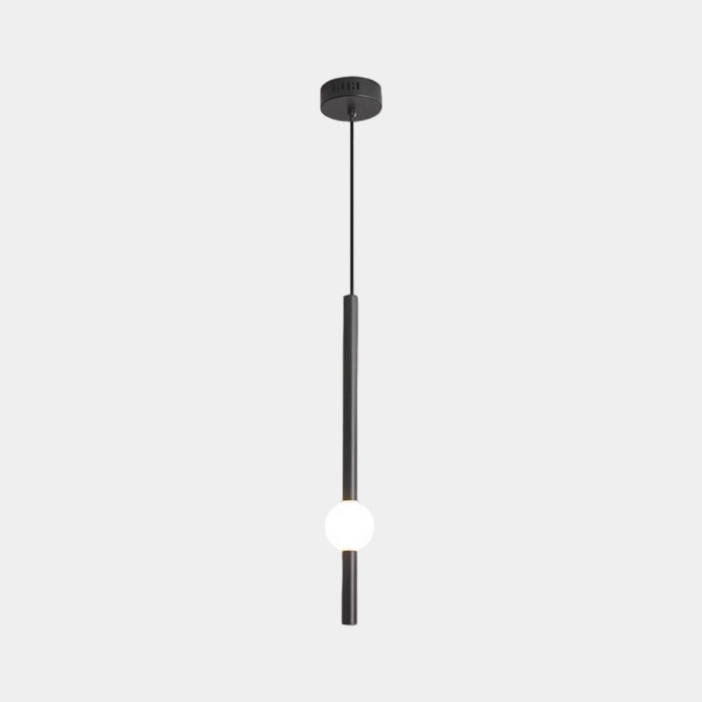 Lineare LED-Pendelleuchte LED mit Glaskugel Eisen Dimmbar Skandinavisches modernes Design Esszimmer Wohnzimmer Beleuchtung | Sansoti