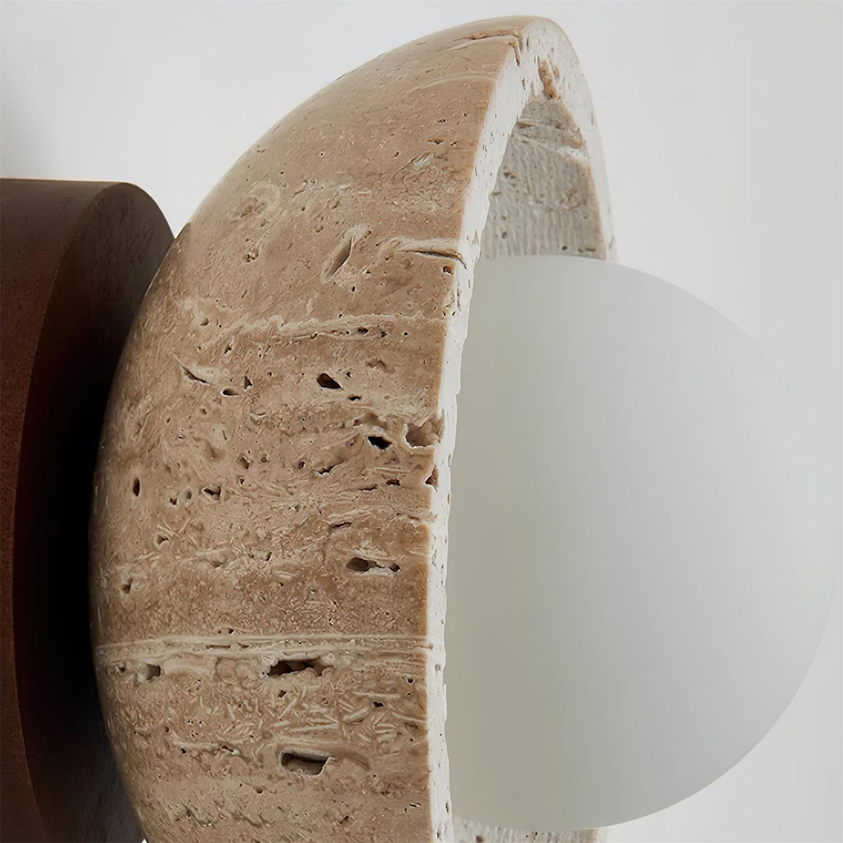 Ronde Plafondlamp Hout G9 Fitting 15cm Dimbaar Wand Plafond Verlichting Badkamer Hal Slaapkamer Woonkamer | Sansoti
