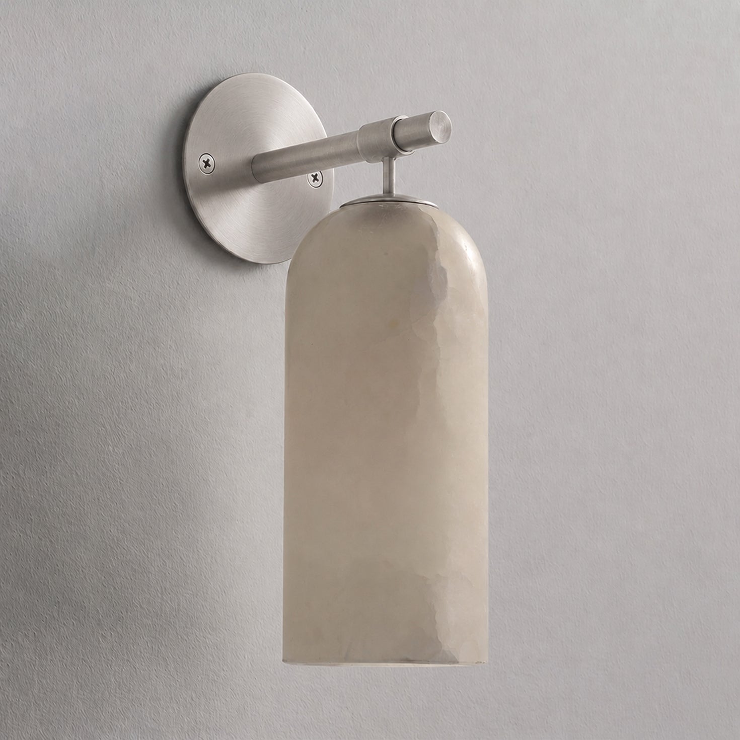 Albast Wandlamp Cilindervorm Minimalistisch Gouden Armatuur Warme Gloed Verlichting | Sansoti