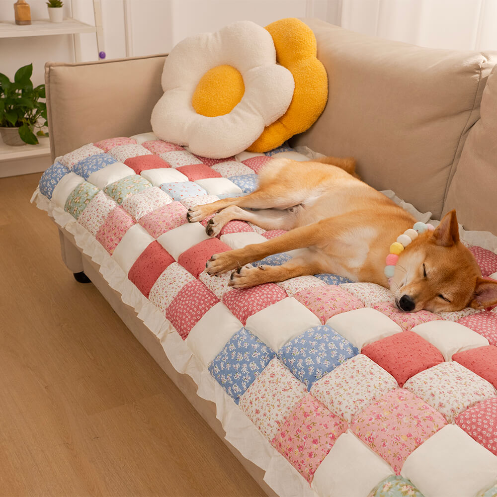 Bankhoes Katoen met Gewatteerde Beschermlaag 60x180cm Antislip Meubelbeschermer Zithoezen Diverse Kleuren | Sansoti