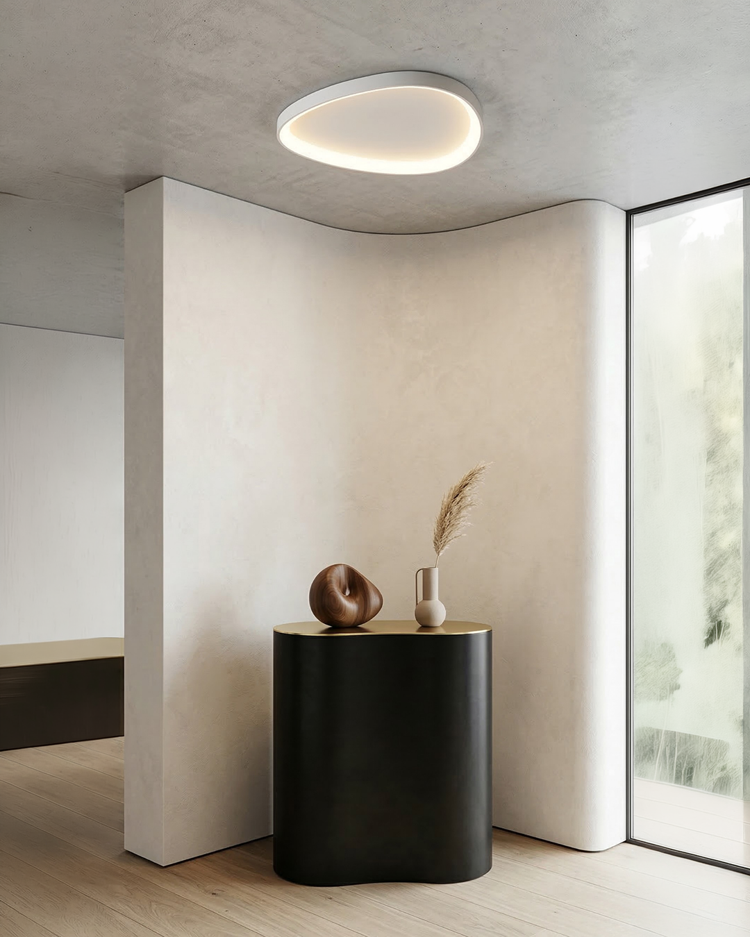 Pinnacle LED Plafondlamp – Minimalistische Moderne Plafondverlichting met Subtiele Verfijning | Sansoti