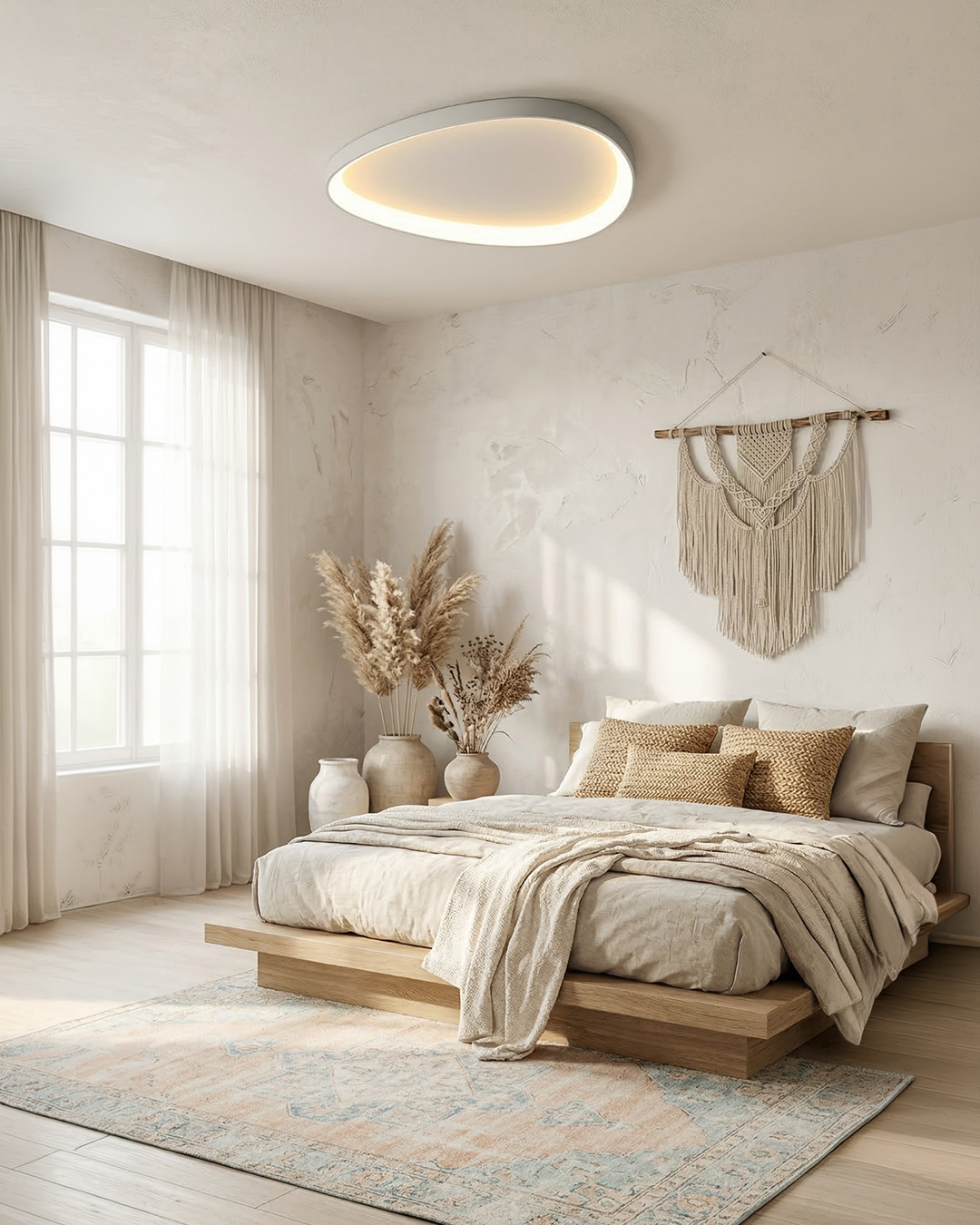 Pinnacle LED Plafondlamp – Minimalistische Moderne Plafondverlichting met Subtiele Verfijning | Sansoti