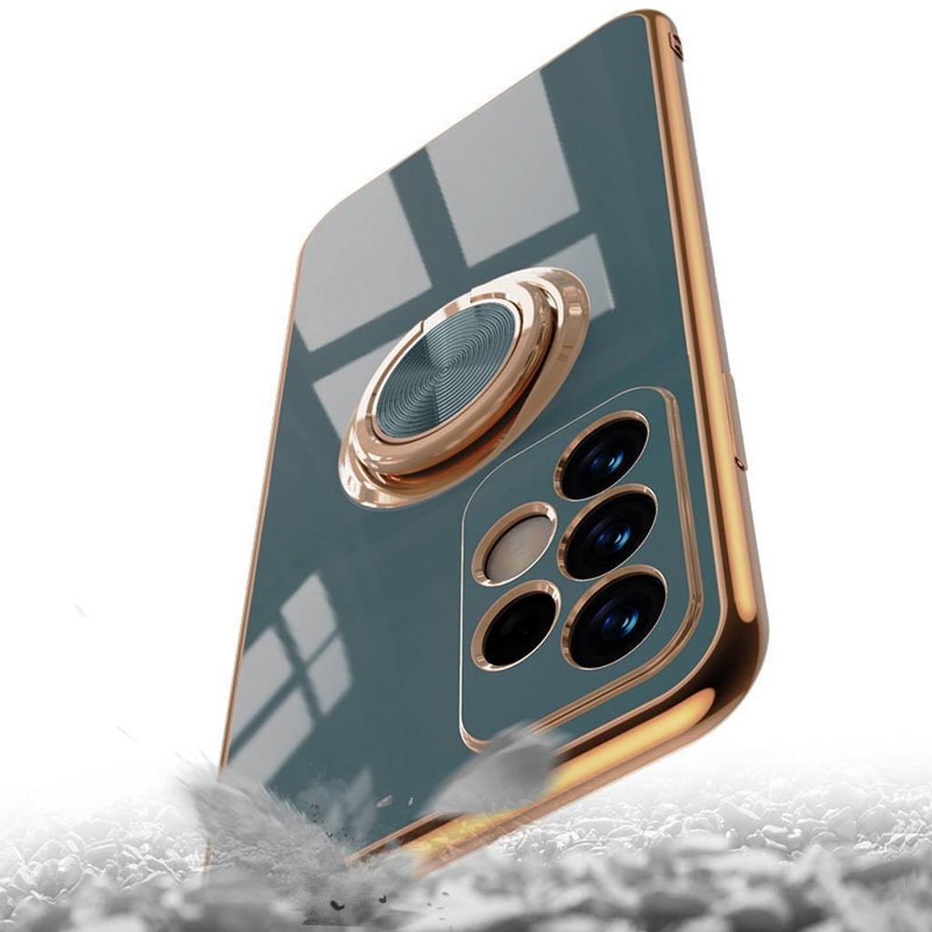 Phone Case with Ring Holder and Magnetic Car Mount Function for Samsung Galaxy Models Protective | Sansoti