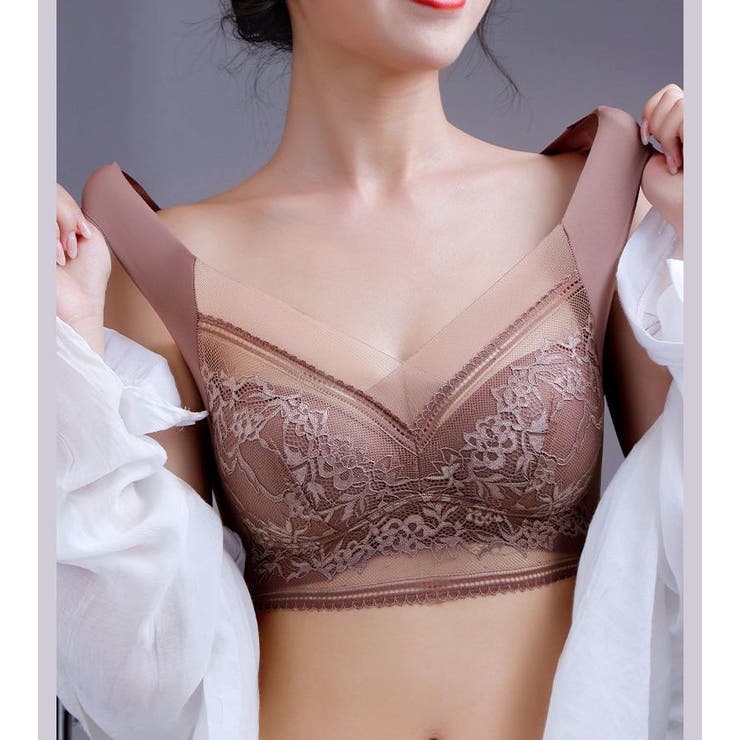 Push-up BH met Kant Draadloos Beugelloos Ondersteunend Comfortabel Ademend Stretch Dames Lingerie Elastisch | Sansoti