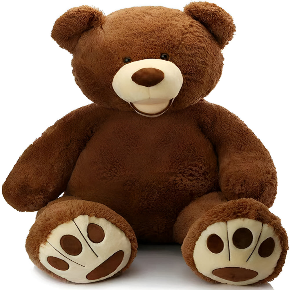 Grote Knuffelbeer Hoes | Zachte Pluche Teddybeer | Aanpasbare Vulling | Kinderen & Volwassenen | Sansoti