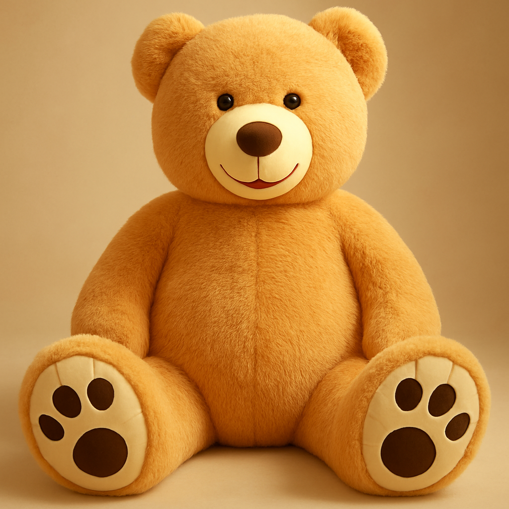 Grote Knuffelbeer Hoes | Zachte Pluche Teddybeer | Aanpasbare Vulling | Kinderen & Volwassenen | Sansoti