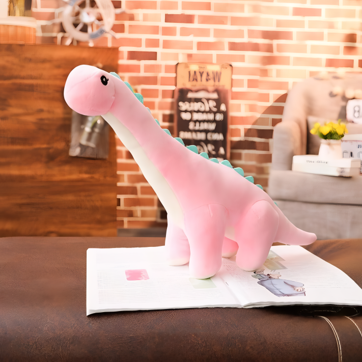 Peluche dinosaure debout XXL Diplodocus pour chambre d’enfant, garçon ou fille, dinosaure doux, jouet et décoration | Sansoti