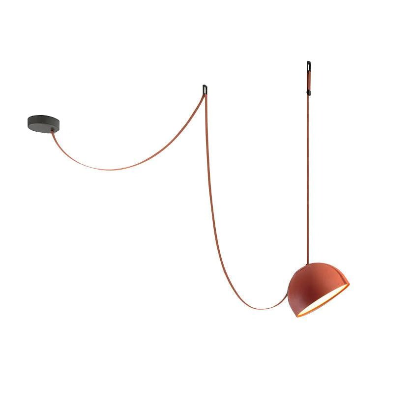 Pendant Light with Adjustable Canvas Straps and 360° Light Distribution for an Atmospheric Living Room and Dining Room | Sansoti