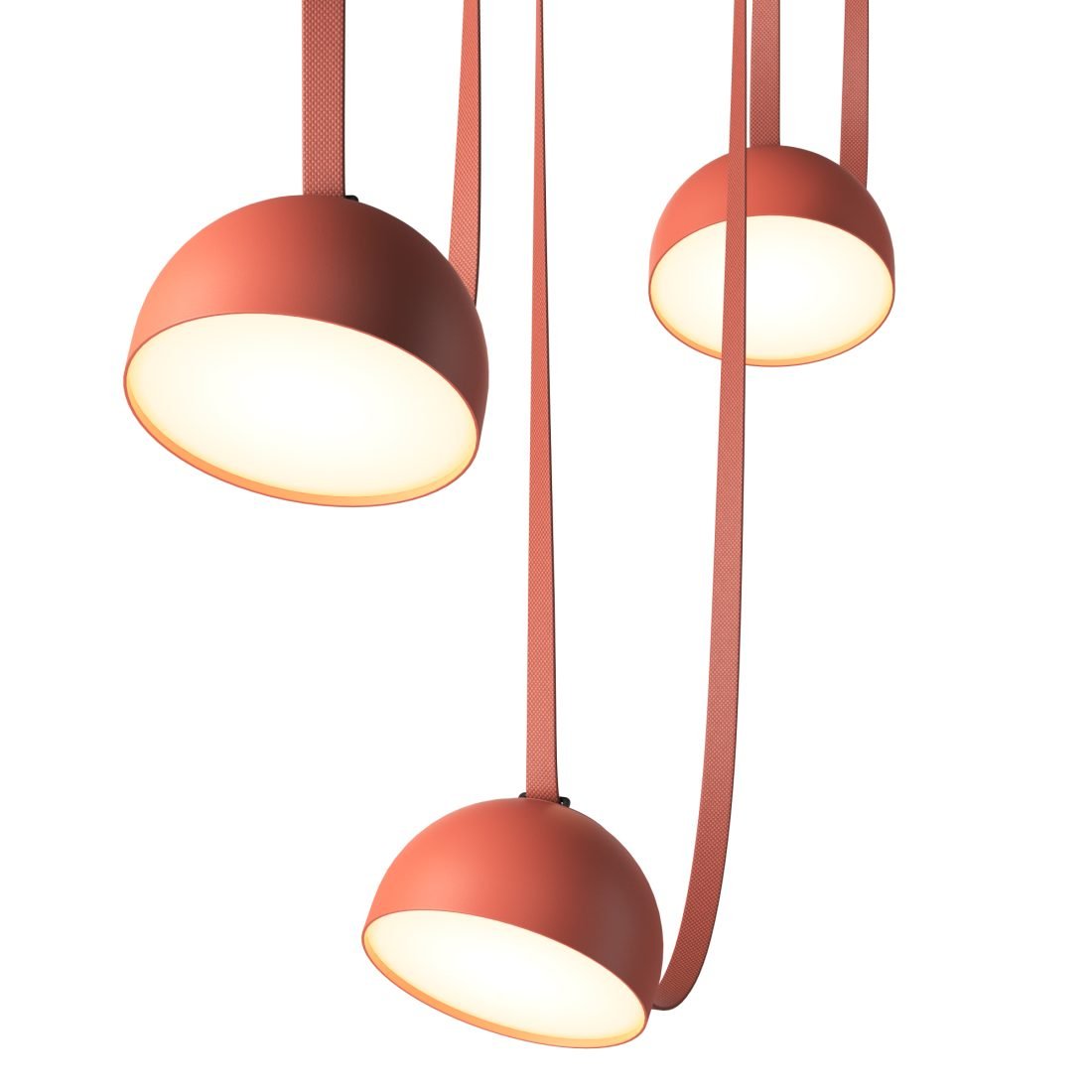 Pendant Light with Adjustable Canvas Straps and 360° Light Distribution for an Atmospheric Living Room and Dining Room | Sansoti