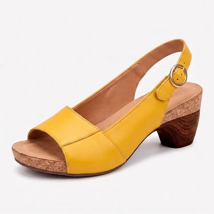 Dames Platformsandalen Ronde Neus Kunstleer Rubberen Zool Casual Comfort Schoenen Maat 36-43 | Sansoti