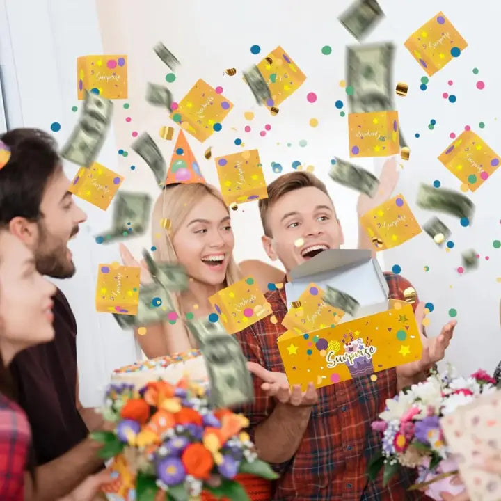 Pop-up Verrassing Geschenkdoos met Springende Boxjes – Verrassingscadeau voor Verjaardag Jubileum Valentijn | Sansoti