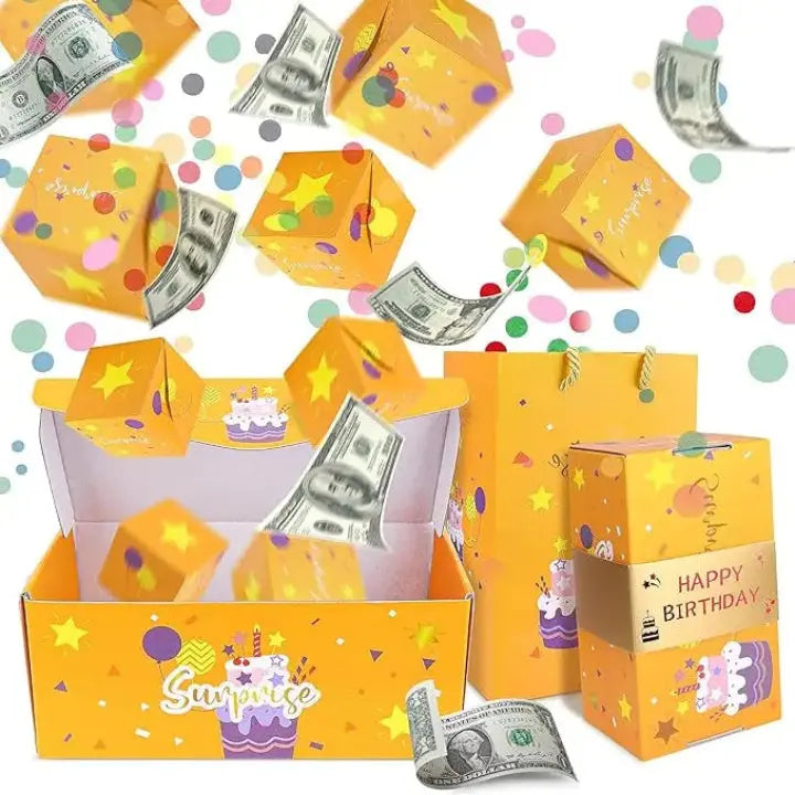 Pop-up Verrassing Geschenkdoos met Springende Boxjes – Verrassingscadeau voor Verjaardag Jubileum Valentijn | Sansoti