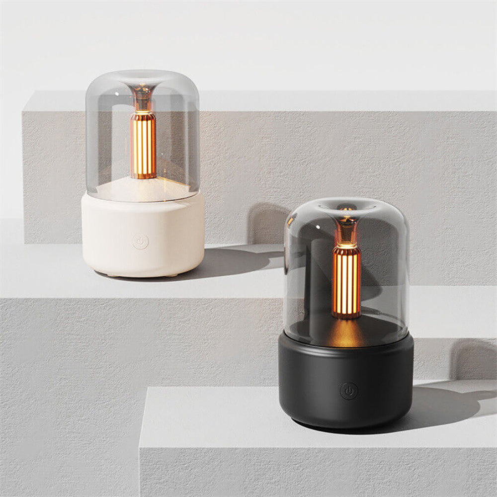 Luchtbevochtiger Ultrasoon Compact 120ml Met LED Verlichting Aroma Diffuser | Sansoti