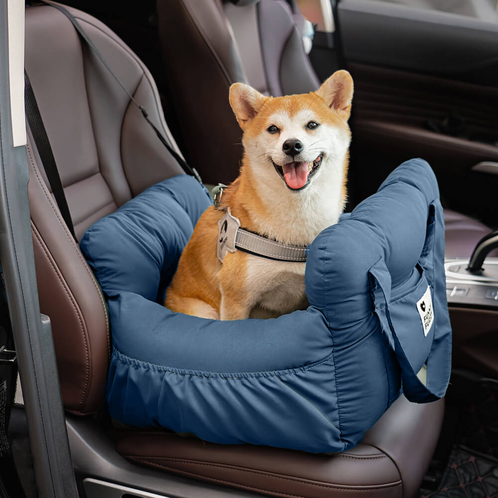 Hondenautostoel Draagbaar Reisbed Comfortabel Bolster Veilige Zetel voor Kleine Honden Katten Huisdieren | Sansoti