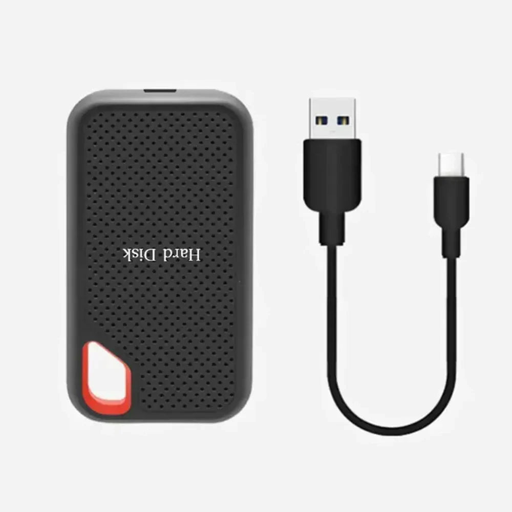 Externe Draagbare SSD Schijf 10x5cm USB 3.2 Type-C Schokbestendig Snelle Datatransfer voor Veilige Opslag | Sansoti