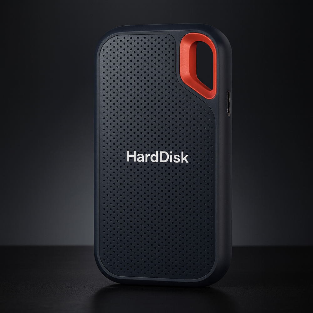 Externe Draagbare SSD Schijf 10x5cm USB 3.2 Type-C Schokbestendig Snelle Datatransfer voor Veilige Opslag | Sansoti