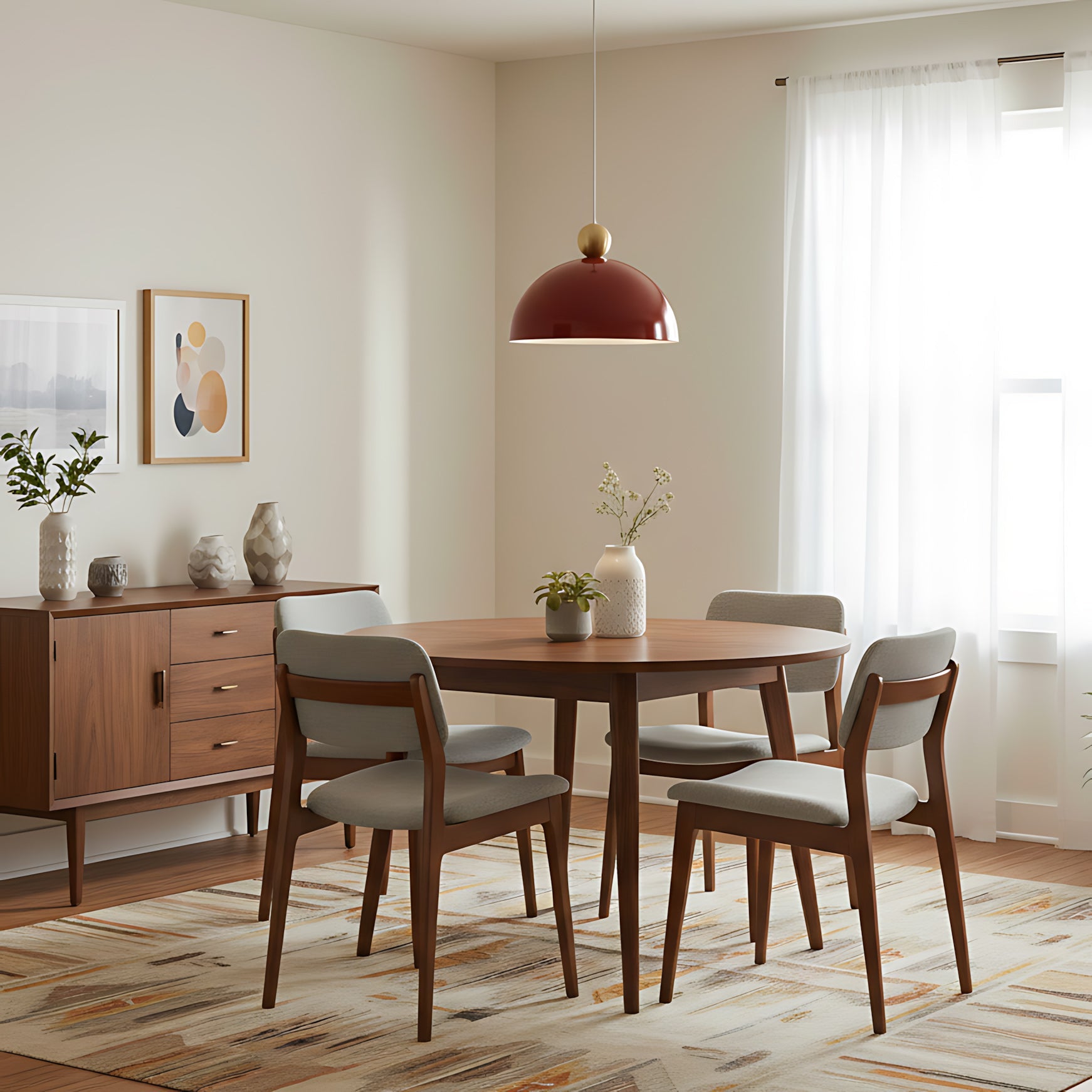 Kleurrijke Hanglamp Metaal Ø35cm Eigentijds Design Eetkamer Keuken | Sansoti