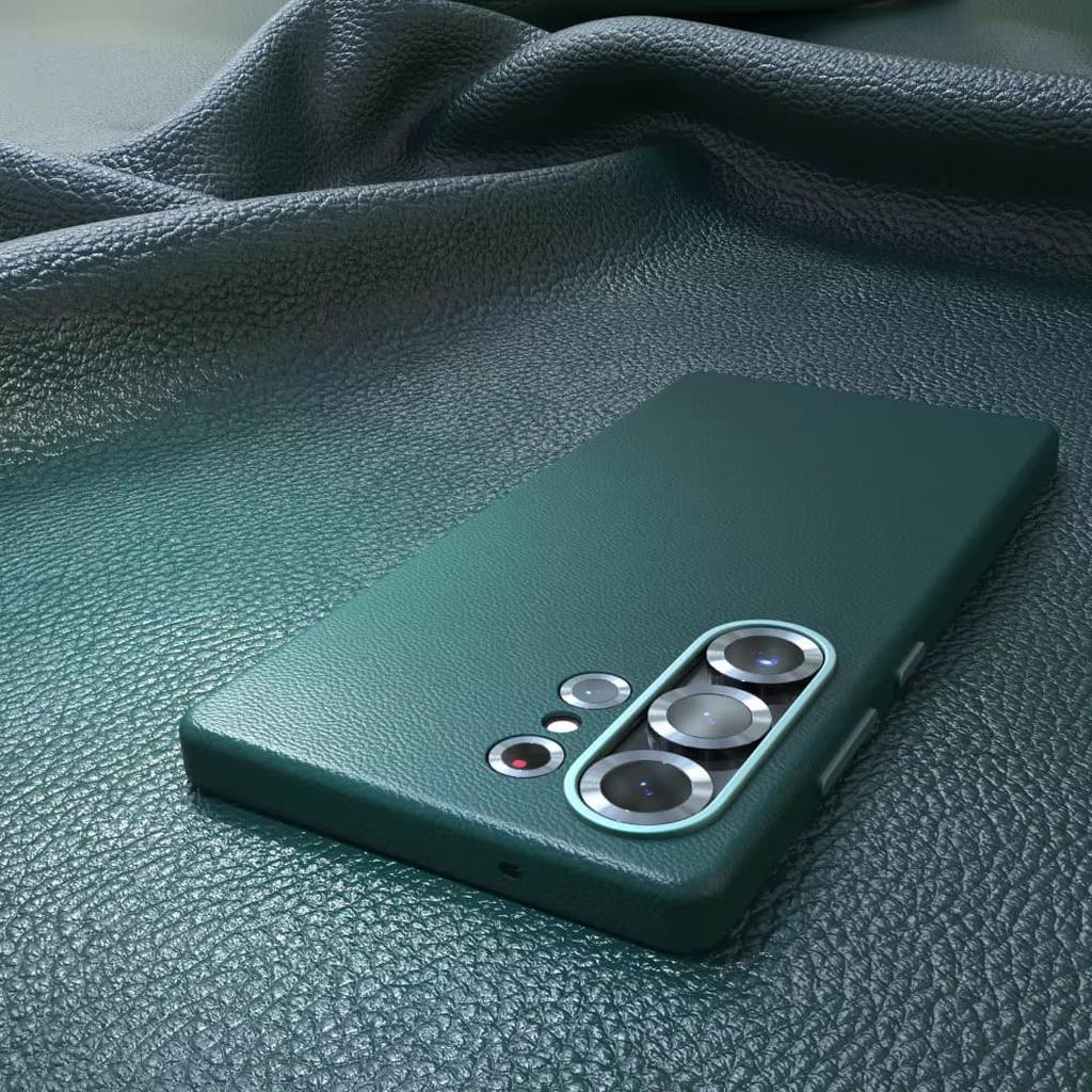 Lederen Telefoonhoesje Premium Bescherming met Verhoogde Rand voor Camera en Scherm Stijlvol Duurzaam | Sansoti