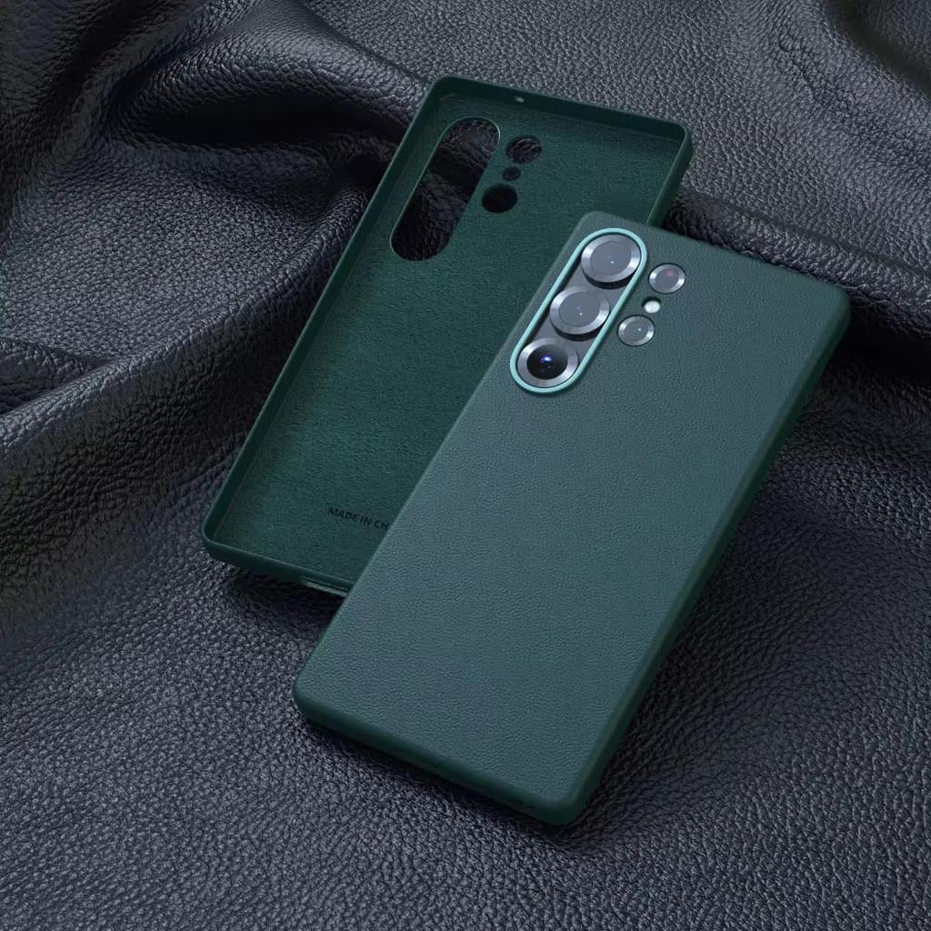 Lederen Telefoonhoesje Premium Bescherming met Verhoogde Rand voor Camera en Scherm Stijlvol Duurzaam | Sansoti