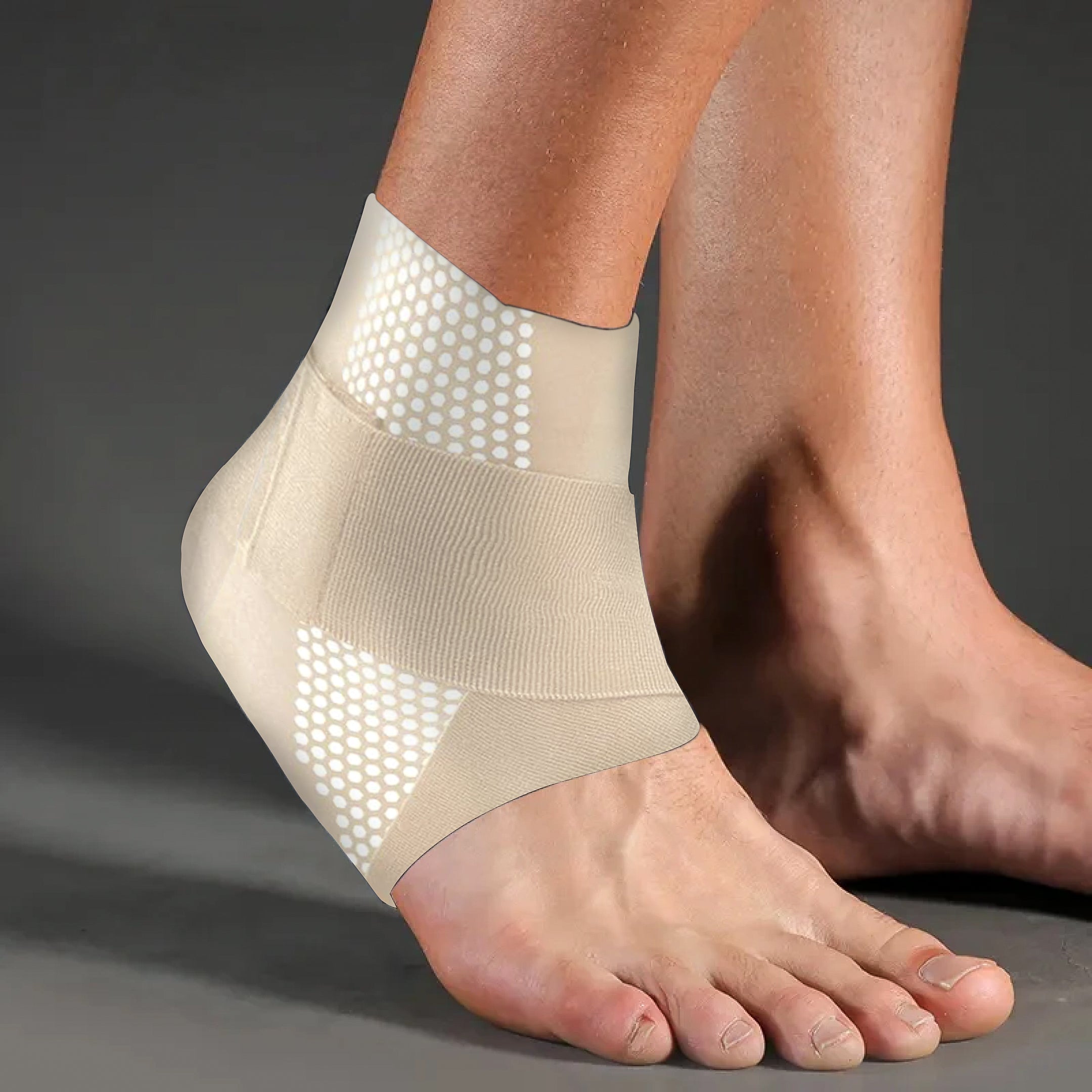 Enkelbrace met Beschermende Bandage voor Voetballers en Sporters | Optimale Steun bij Intensief Bewegen | Sansoti