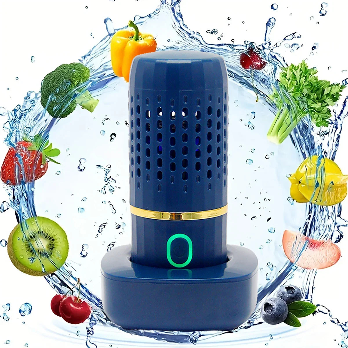 Draadloze Groente- en Fruitreiniger met Hydroxy-Ion Technologie – Compact Oplaadbaar Desinfectie-Apparaat voor Verse en Veilige Voeding | Sansoti