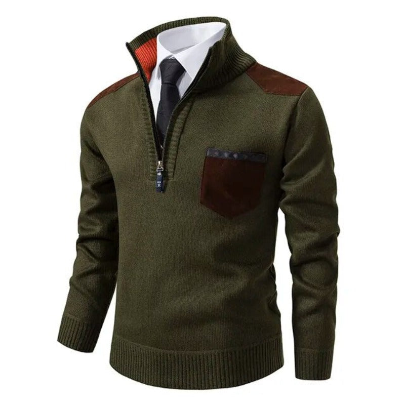 Pull homme en cachemire au design scandinave, chaleur intemporelle et confort, vêtement d’hiver élégant et haut de gamme | Sansoti