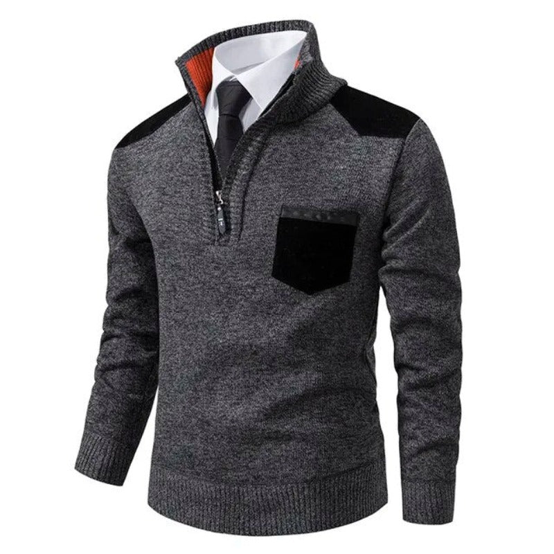 Pull homme en cachemire au design scandinave, chaleur intemporelle et confort, vêtement d’hiver élégant et haut de gamme | Sansoti