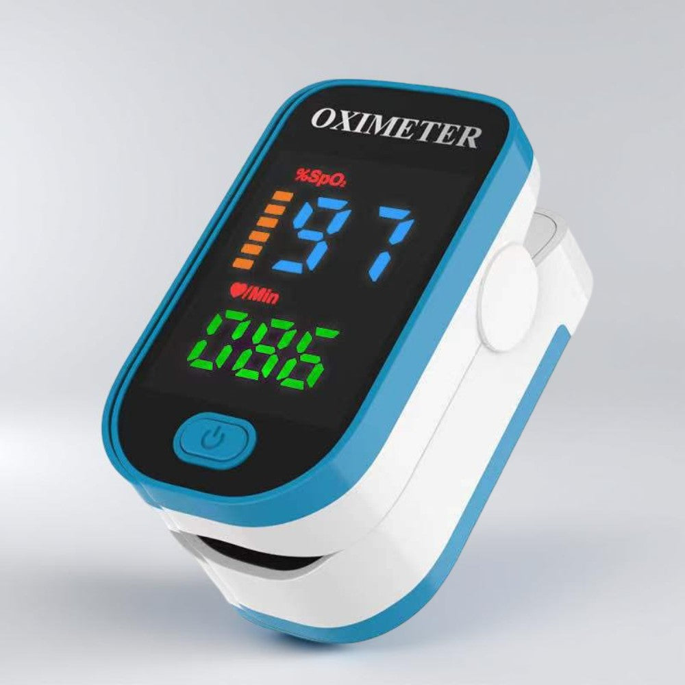 Vingerpulsoximeter Digitaal Saturatiemeter Hartslag Zuurstof Thuis Onderweg Gezondheidsmeting Compact | Sansoti
